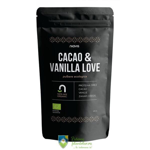 Niavis Cacao si Vanilla Love Mix ecologic 125 gr