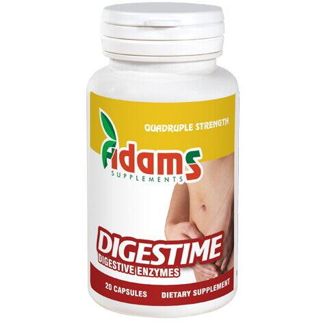 Adams Vision Digestime enzime digestive 20 capsule