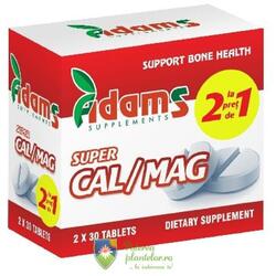 Super Calciu Magneziu 30 tablete 1+1 Gratis