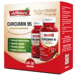 Pachet Promo Curcumin 95 60 capsule + 30 capsule