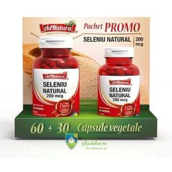 Pachet Promo Seleniu natural 60 capsule + 30 capsule