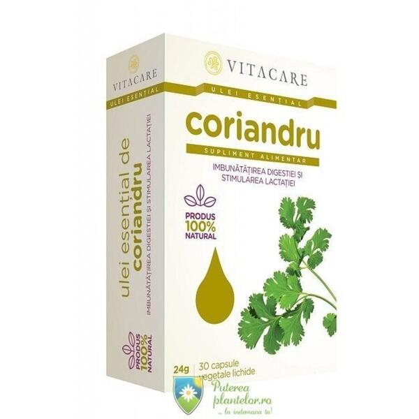 Vitacare Ulei esential de Coriandru 30 capsule