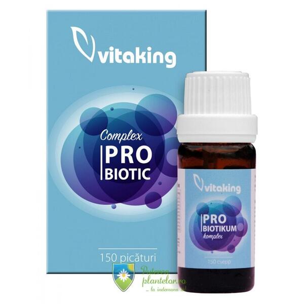Vitaking Complex Probiotic 10 tipuri de bacterii 6 ml