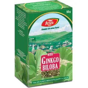 Fares Ginkgo biloba, N155, frunze, ceai la punga 50 gr