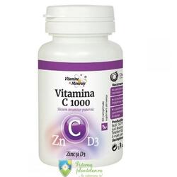 Vitamina C 1000mg cu Zinc si D3 60 comprimate