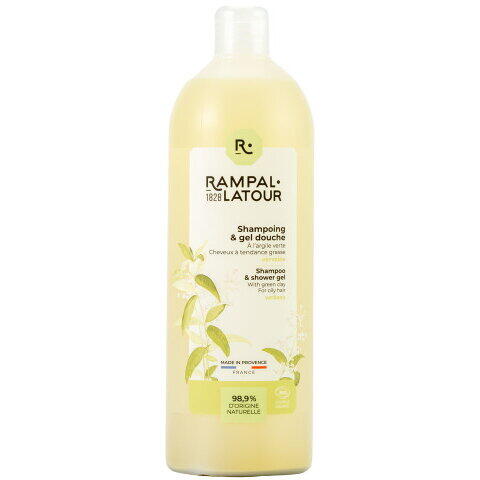 Rampal Latour Gel de dus si sampon bio argila verbina 1000 ml