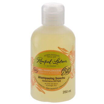 Rampal Latour Gel de dus si sampon bio miere grapefruit 250 ml