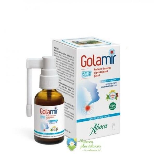 Aboca Golamir 2Act Spray Gat fara alcool 30 ml