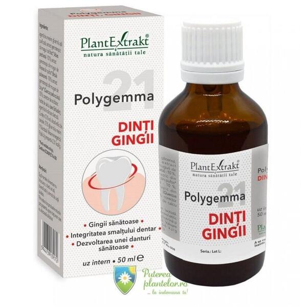 PlantExtrakt Polygemma 21 Dinti, gingii 50 ml