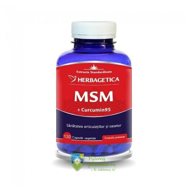 Herbagetica MSM 500mg 120 capsule
