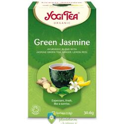 Ceai Bio Verde cu Iasomie Yogi Tea 30.6 gr (17 plicuri)