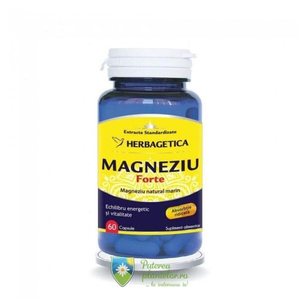 Herbagetica Magneziu Forte 60 capsule