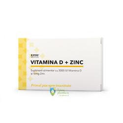Vitamina D 2000 UI + Zinc 15mg 30 capsule