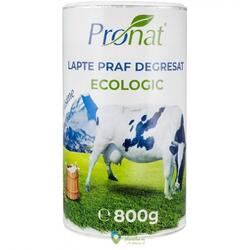 Lapte praf bio degresat, 1% grasime, 800g