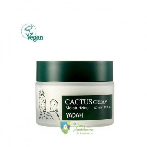Yadah Crema hidratanta de fata cu 70% extract de cactus 50 ml