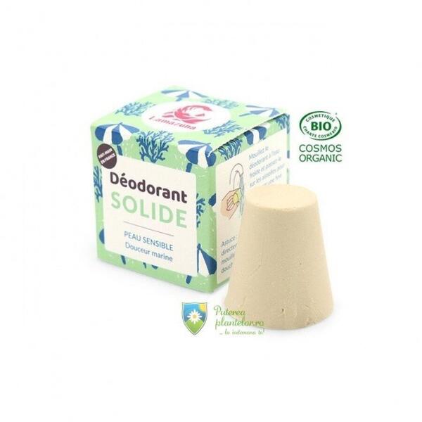 Lamazuna Deodorant solid MARIN pentru piele sensibila ecologic 30g
