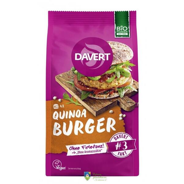 Davert Mix pentru burger din quinoa 160 g