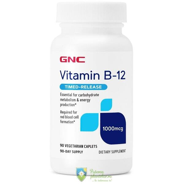 GNC Live Well Vitamina B12 1000mcg 90 tablete