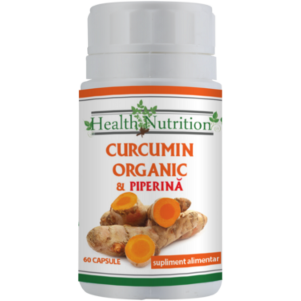 Health Nutrition Curcumin Organic + Piperina 60 capsule