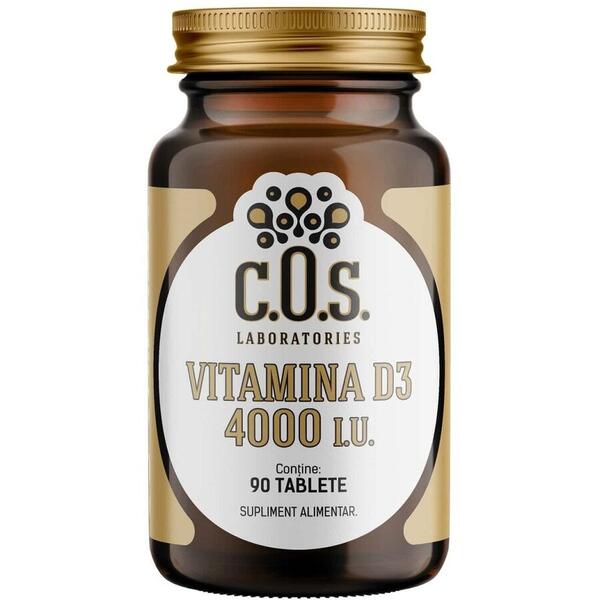 Cos laboratories Vitamina D3 4000 UI 90 tablete