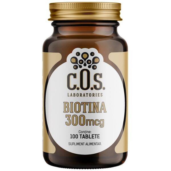 COS Laboratories Vitamina B7 300mcg 100 tablete