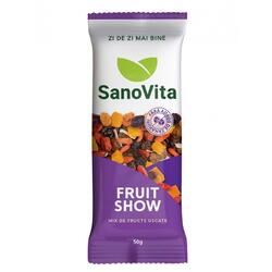 Fruit show- mix de fructe uscate f. adaos zaharuri, 50g