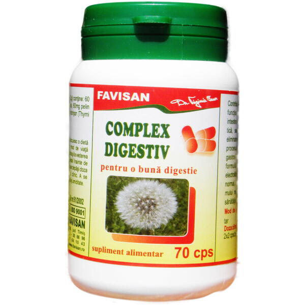 Favisan Complex digestiv 70 capsule