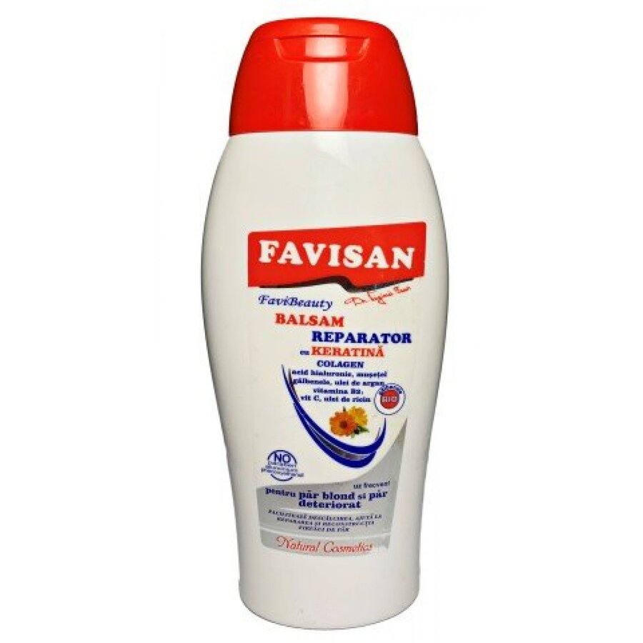 Favisan Balsam reparator cu keratina si colagen 250ml