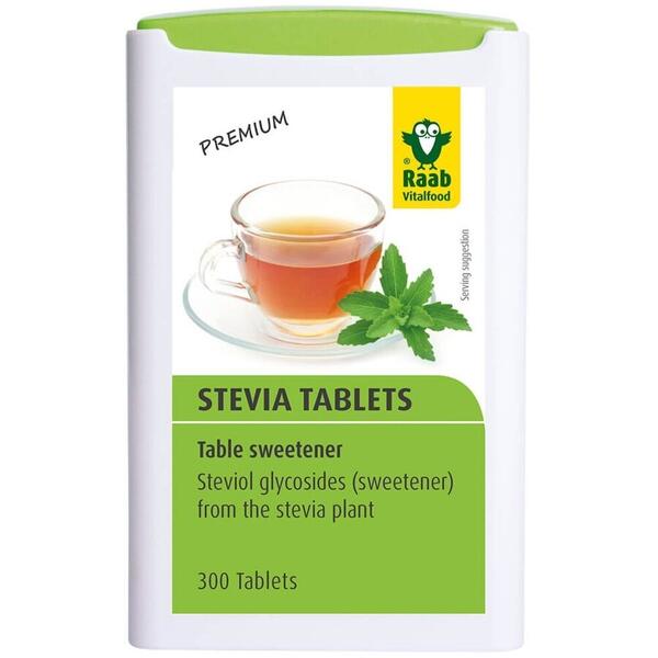 Raab Vitalfood GmbH Stevia Tablete Premium 300buc