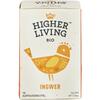 Higher Living Ceai de ghimbir bio 15 plicuri