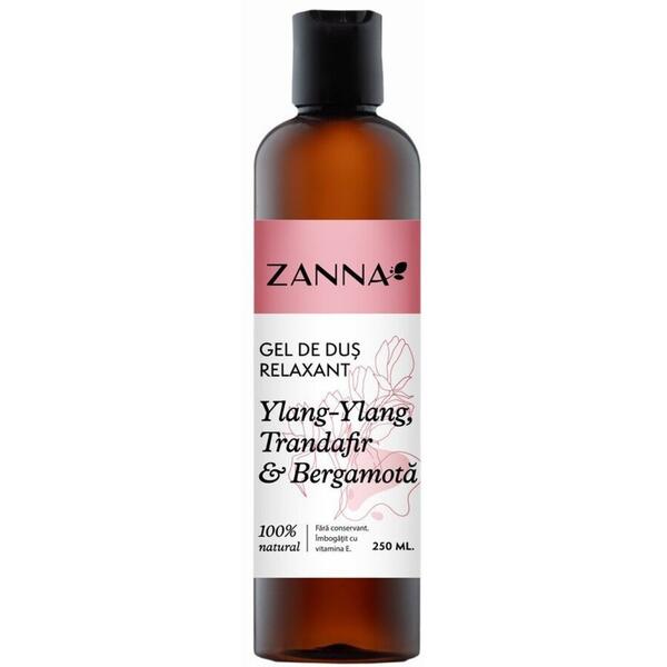 Zanna Gel de dus Relaxant cu Ylang-Ylang si Bergamota, 250ml
