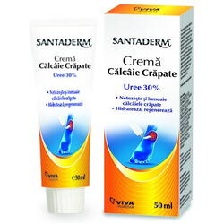 Crema cu 30% uree pentru calcaie crapate Santaderm, 50 ml