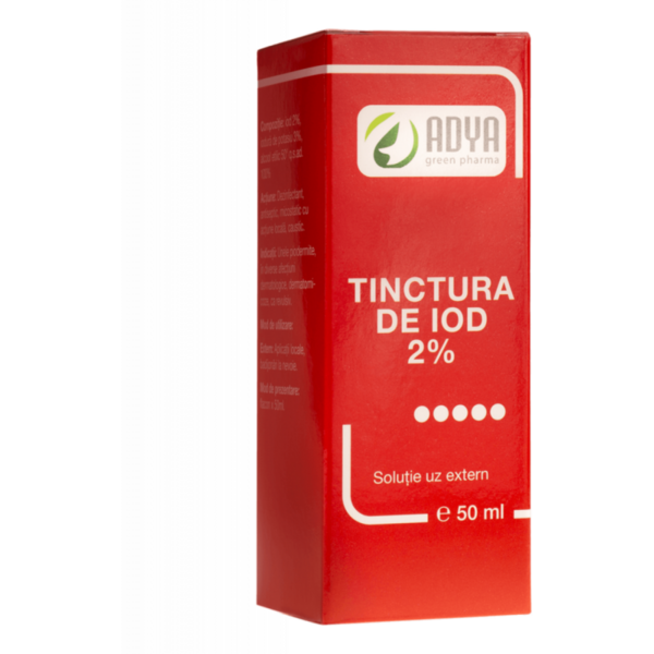 Adya Green Pharma Tinctura de iod 2% 50ml