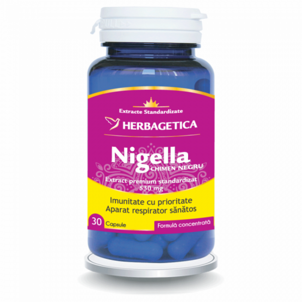 Herbagetica Nigella chimen negru 30 capsule