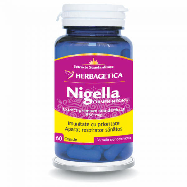 Herbagetica Nigella chimen negru 60 capsule