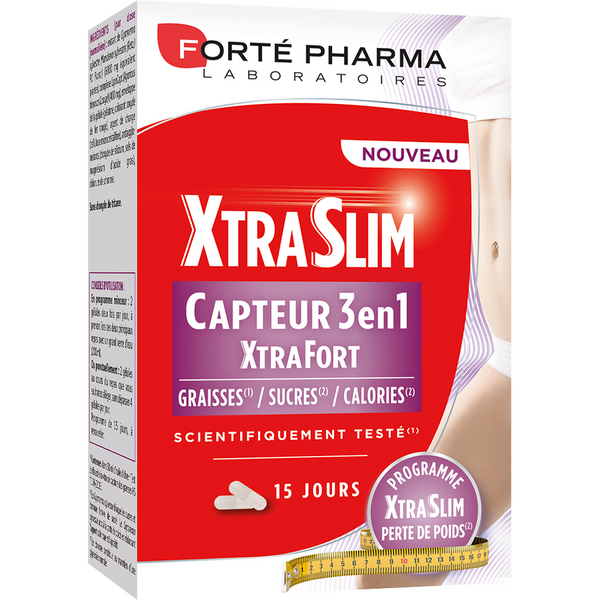 Forte Pharma Laboratories XtraSlim CAPTEUR 3 en 1 60 capsule