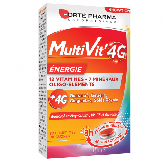 Forte Pharma laboratories MultiVit 4G energie, 30 comprimate, Forte Pharma