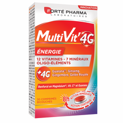MultiVit 4G energie, 30 comprimate, Forte Pharma