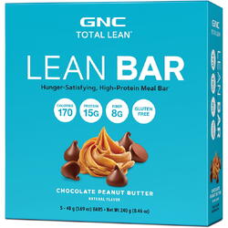 Gnc Total Lean Lean Bar Baton Proteic Cu Aroma De Ciocolata Si Unt De Arahide 48 G