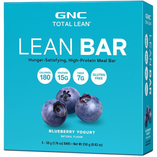 GNC Live Well Gnc Total Lean Lean Bar Baton Proteic Cu Aroma De Iaurt Si Afine 50g