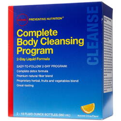 Preventive Nutrition Complete Body Cleansing  Program De Curatare Completa In 2 Zile, Cu Aroma De Citrice, 960 Ml