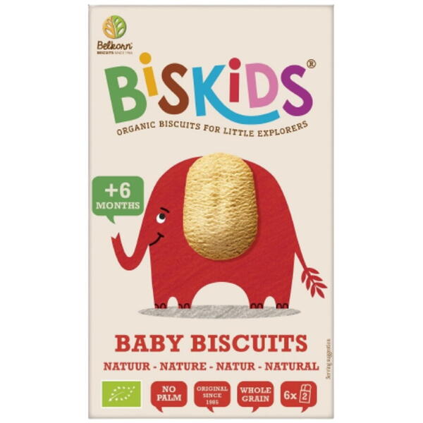 Belkorn Biscuiti organici pentru copii BisKids