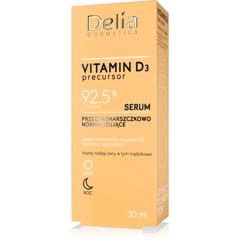 Delia Cosmetics Ser normalizant antirid de vitamina D3, 30 ml