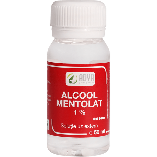 Adya Green Pharma Alcool mentolat 1% 50ML