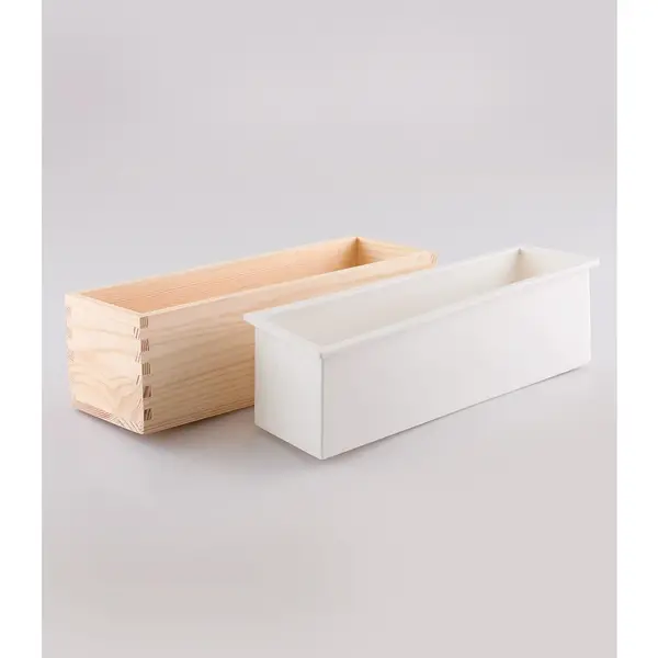 Mayam Ellemental Formă de săpun Bloc, cu cutie de lemn ( taietorul se achizitioneaza separat)