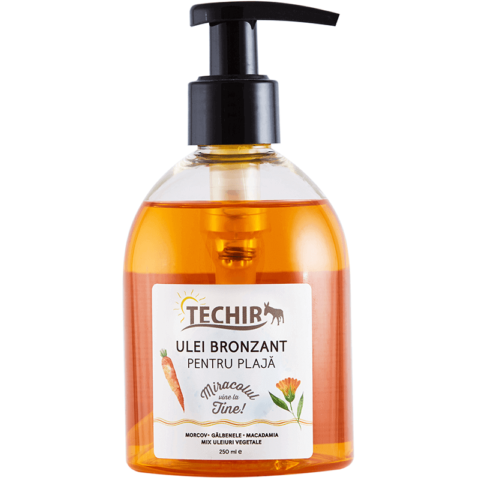 Techir Ulei bronzant pentru plaja 250 ml