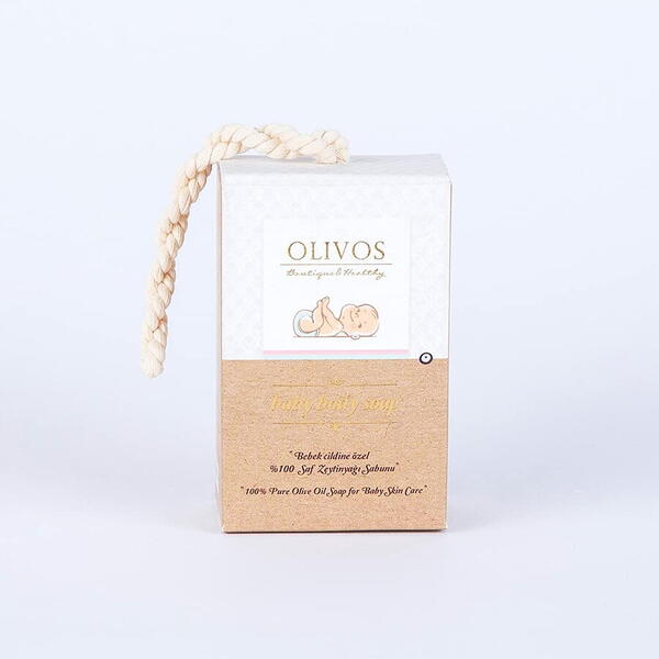 Olivos Sapun natural pentru bebelusi cu ulei de masline 100%, 100 g