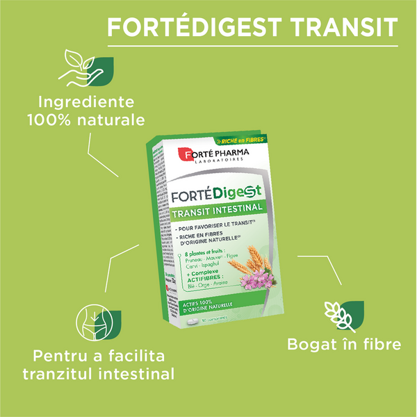 Forte Pharma Laboratories ForteDigest Tranzit intestinal 30 cpr