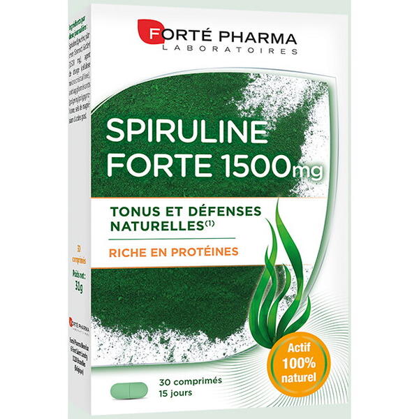 Alchida Spirulina Forte 1500mg, 30 comprimate