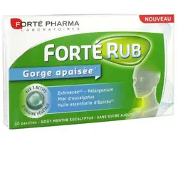 Forte Rub Gorge Pastile de gat (20 tablete), Forte Pharma